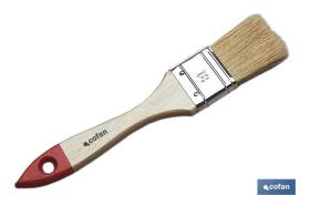 COFAN 15006118 - PALETINA TRIPLE 40 MM CON MANGO DE MADERA Nº 18