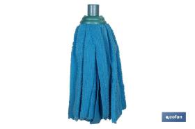 COFAN 41003146 - MOCHO CON AMORTIGUADOR  FREGONA ESCURRE FACIL MICROFIBRA MOD