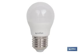 COFAN 52007087 - BOMBILLA LED 8 W ESFÉRICA E27 220° 810 LM 4000 K