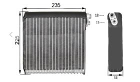 AHE 54900 - EVAPORADOR KUBOTA/FIAT