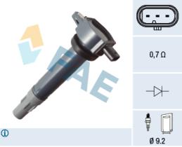 FAE 80489 - BOBINA DE ENCENDIDO