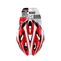 POOL 94131 - CASCO DE CICLISMO ADULTO "EXO" RMBIKES ( 54-61 ) COLOR ROJO/