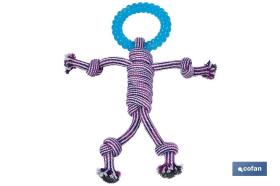 COFAN 41003197 - JUGUETE MORDEDOR PERROS NARANJA  30 X 22 CM