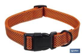 COFAN 41003232 - COLLAR PARA PERROS REFLECTANTE NARANJA  1,5 X 30-45 CM