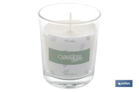 COFAN 41003346 - VELA AROMATICA DE CERA VEGETAL CEDAR"125 G"