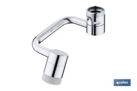 COFAN 42001165 - AIREADOR DE GRIFO EXTENSION GIRATORIO METRICA 24- 9X6X2.5 CM