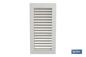 COFAN 65007551U - REJILLA DE VENTILACIÓN ABS PARA EMPOTRAR 13 X 26 CM 'VENTA