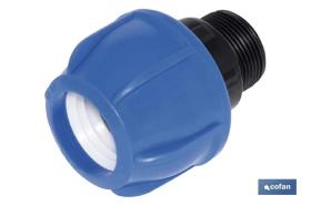 COFAN 65008112 - ENLACE ROSCA MACHO PP PN16 50 X 2'