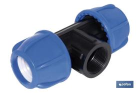 COFAN 65008503 - TE 90° ROSCA HEMBRA PP PN16 32 X 3/4' X 32