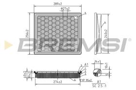  FA1043 - FILTRI ARIA - AIR FILTER