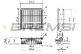  FA0221 - AIR FILTER OPEL
