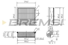 FA0563 - AIR FILTER OPEL
