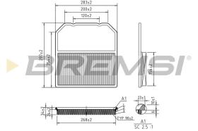  FA0619 - AIR FILTER VW, SEAT, SKODA