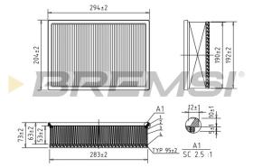  FA0621 - AIR FILTER RENAULT, NISSAN, OPEL