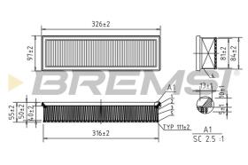  FA1051 - AIR FILTER RENAULT, DACIA