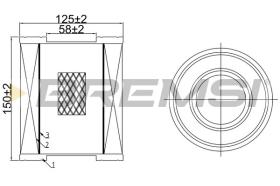  FA1071 - AIR FILTER MERCEDES-BENZ