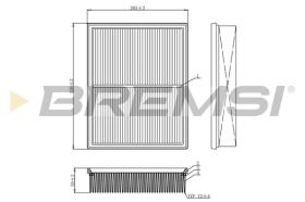  FA1081 - AIR FILTER MERCEDES-BENZ, RENAULT