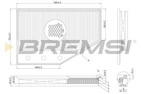  FA1085 - AIR FILTER OPEL