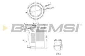  FA1104 - AIR FILTER AUDI