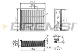  FA1105 - AIR FILTER ISUZU
