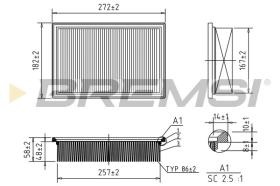  FA1134 - AIR FILTER LAND ROVER