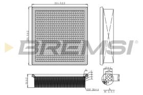 FA1171 - AIR FILTER LANCIA, JEEP, CHRYSLER