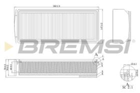  FA1205 - AIR FILTER BMW, ALPINA