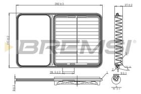  FA1209 - AIR FILTER TOYOTA