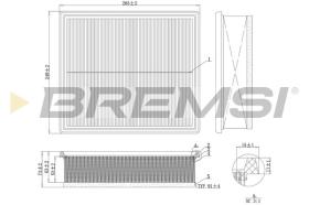  FA1216 - AIR FILTER RENAULT, NISSAN, OPEL