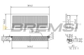  FA1347 - AIR FILTER OPEL, PEUGEOT, CITROEN, DS