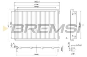  FA1589 - AIR FILTER KIA