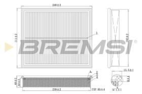  FA2128 - AIR FILTER OPEL