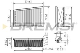  FA2338 - AIR FILTER RENAULT