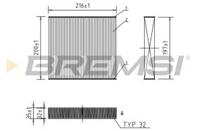  FC0078 - CABIN FILTER RENAULT, NISSAN, LADA