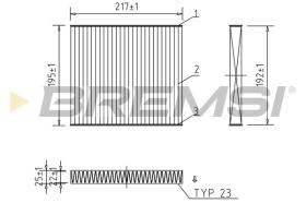  FC0441C - CABIN FILTER FIAT, LANCIA, DODGE, JEEP