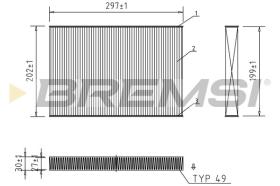  FC0484 - CABIN FILTER OPEL, ALPINA
