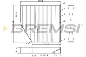  FC0875A - CABIN FILTER MERCEDES-BENZ