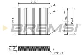  FC0931C - CABIN FILTER BMW, ALPINA, ROLLS-ROYCE