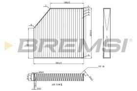  FC0939A - CABIN FILTER AUDI, BENTLEY