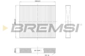  FC1341 - CABIN FILTER NISSAN, INFINITI, SUBARU