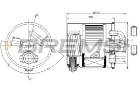  FE0349 - FUEL FILTER RENAULT, NISSAN