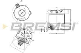  FE0357 - FUEL FILTER RENAULT, NISSAN
