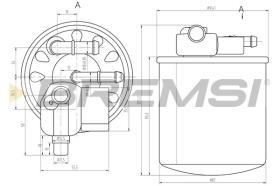  FE0385 - FUEL FILTER MERCEDES-BENZ, INFINITI