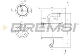  FE1893 - FUEL FILTER SUBARU, SUZUKI