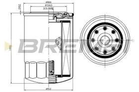  FL0301 - OIL FILTER FORD, NISSAN, CARBODIES