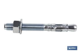 COFAN 07770690 - TACO ANCLAJE MTC ZINCADO M-6X90