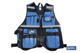 COFAN 09400561 - CHALECO PORTAHERRAMIENTAS UNIVERSAL AJUSTABLE