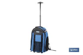 COFAN 09400571 - MOCHILA PORTAHERRAMIENTAS CON RUEDAS 35 X 20 X 55 CM