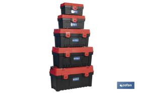 COFAN 09400703 - CAJA DE HERRAMIENTAS SEMIPROFESIONAL 476 X 260 X 256 MM