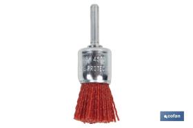 COFAN 10250111 - CEPILLO BROCHA DE NYLON 6 MM X Ø25